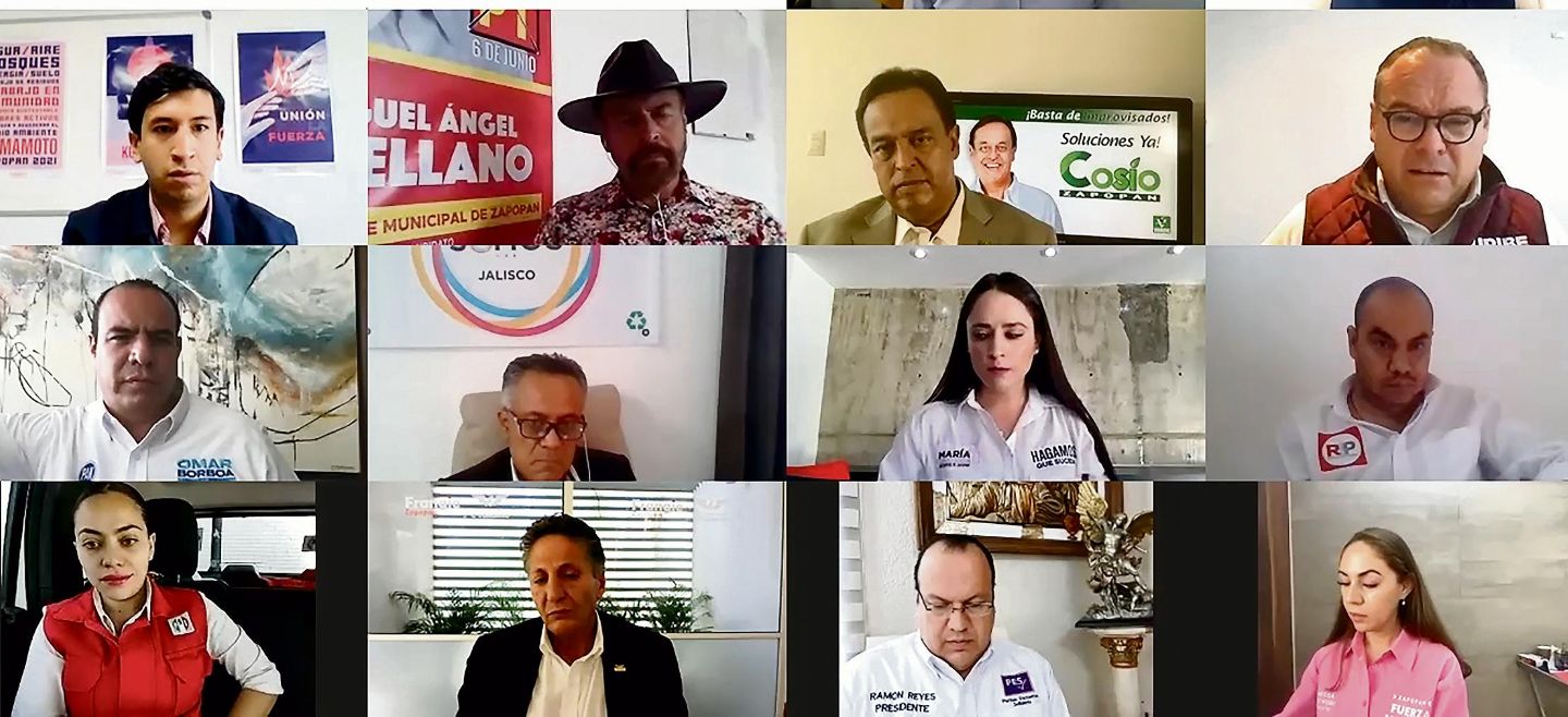 ENCUENTRO. Los 13 aspirantes a la alcaldía de Zapopan participaron en el #DebateInformador y contrastaron sus visiones con los lectores de esta casa editorial, de cara a la elección del próximo 6 de junio.