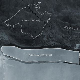 El iceberg más grande del mundo se separó de la Antártida