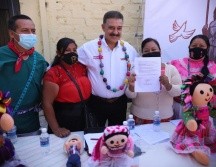 Representantes de pueblos y comunidades indígenas pidieron apoyo a Carlos Lomelí para impulsar actividades productivas. ESPECIAL