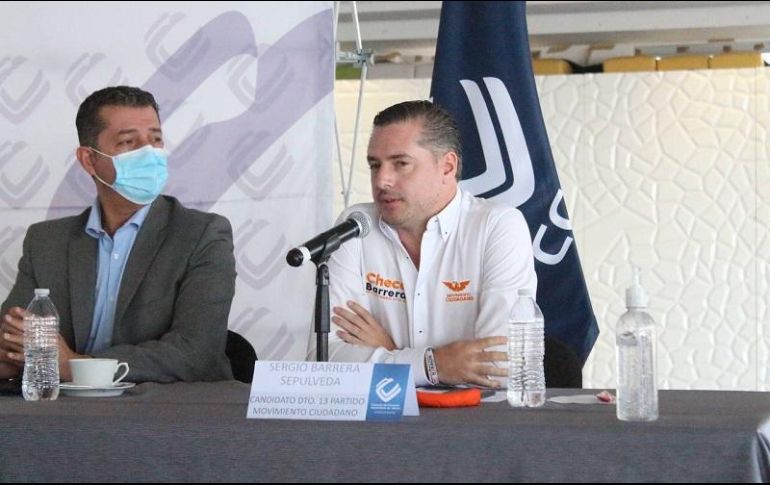 Sergio Barrera propuso gestionar recursos que permitan rehabilitar escuelas, unidades deportivas y espacios públicos. ESPECIAL