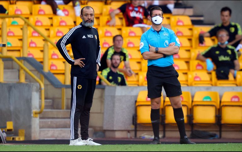 NUNO ESPIRITO SANTO. Con el entrenador portugués, los Wolves finalizaron séptimos dos años consecutivos, además de haber alcanzado los cuartos de final de la Europa League. EFE / ARCHIVO