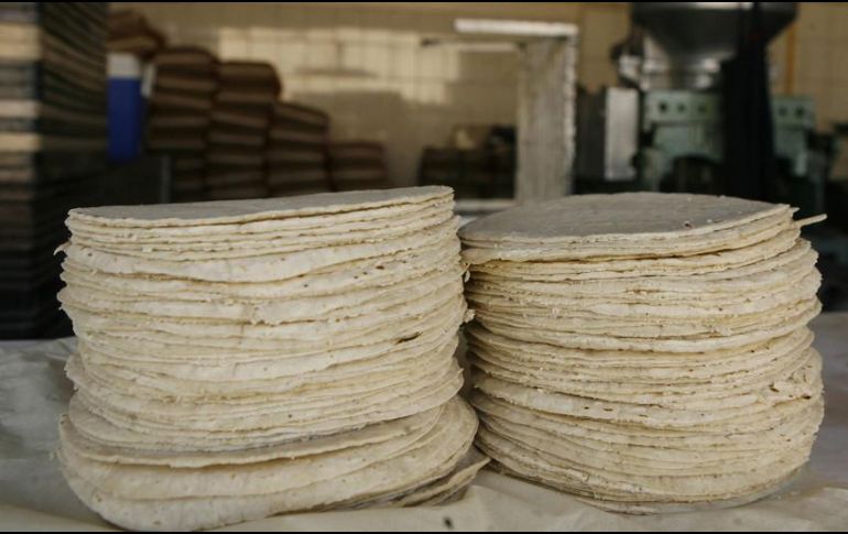 Las ciudades con menores precios fueron la Ciudad de México, con 16.57 pesos, y Guadalajara, con un promedio de 16.29 pesos el kilo de tortilla. EL INFORMADOR/ARCHIVO