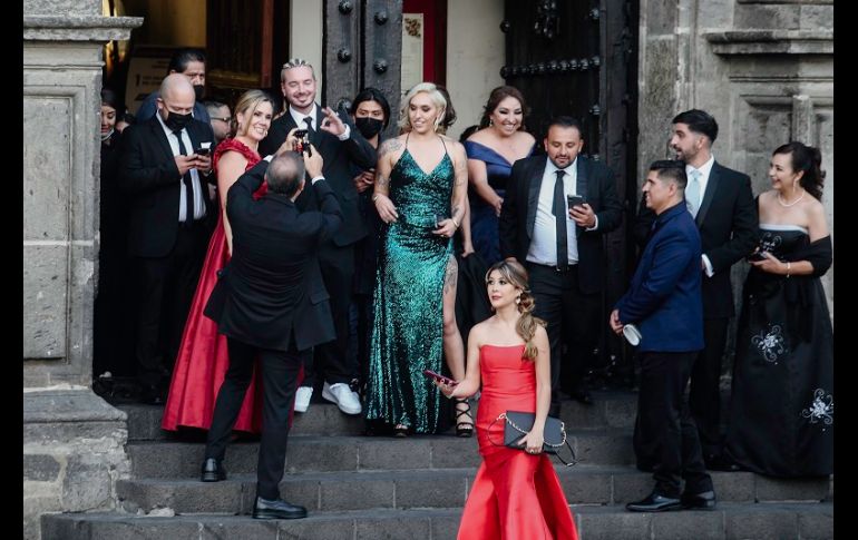 La boda religiosa de Saúl “Canelo” Álvarez con Fernanda Gómez llamó la atención a nivel nacional e internacional. EL INFORMADOR/G. Gallo