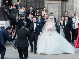 La boda religiosa de Saúl “Canelo” Álvarez con Fernanda Gómez llamó la atención a nivel nacional e internacional. EL INFORMADOR/G. Gallo