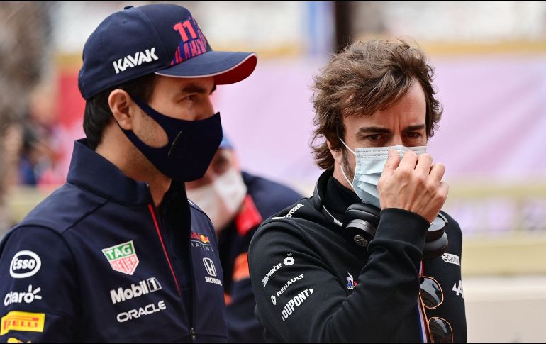 En este Gran Premio de Mónaco “Checo” arrancó en la novena posición. AFP / A. Isakovic
