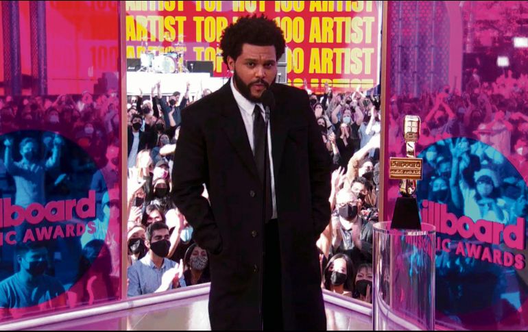 THE WEEKND. El canadiense hizo válidos los pronósticos que lo colocaban como el favorito de la noche.