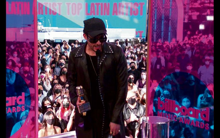 BAD BUNNY. El artista latino brilló en el campo del reggaetón.