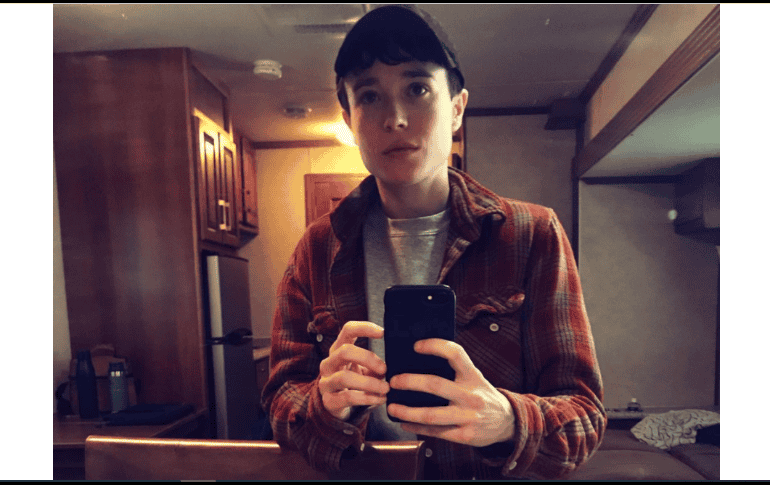 Elliot Page en una selfie. Instagram/ elliotpage