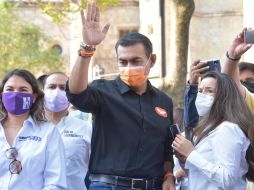 Salvador Zamora en la reunión. Especial