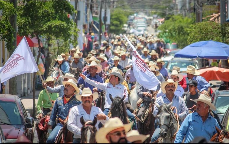 La cabalgata terminó en un convivió con los alrededor de 400 jinetes. ESPECIAL