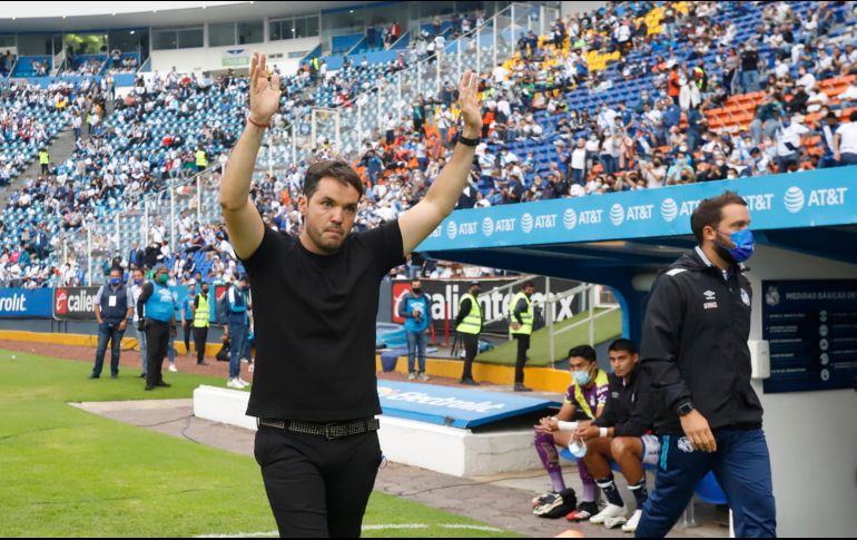 ILUSIONANTE. El argentino llegó con el pie derecho a la Liga MX y logró colar a Puebla hasta las Semifinales en su primer torneo al mando. IMAGO7
