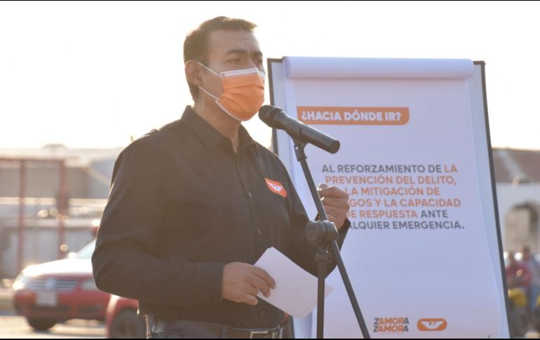 El candidato presentó el séptimo eje estratégico de su gobierno, denominado “Más y Más Paz y Tranquilidad”. ESPECIAL