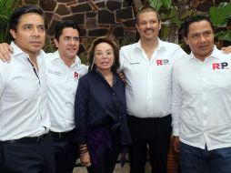 Elba Esther Gordillo encabeza una reunión de trabajo con líderes del partido Redes Sociales Progresistas en Puebla. SUN/ARCHIVO