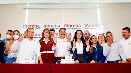 Toda la planilla de Viridiana Rivas y el candidato de RSP al Distrito 8 federal, Víctor Ramírez, también se unieron a Lomelí. ESPECIAL