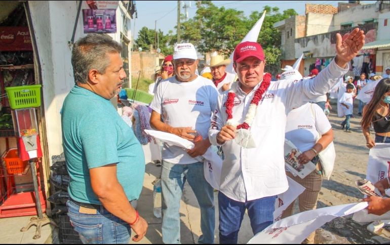 El aspirante reiteró a los colonos de la zona de Tateposco que sus principales acciones de gobierno se concentrarán en las colonias 
