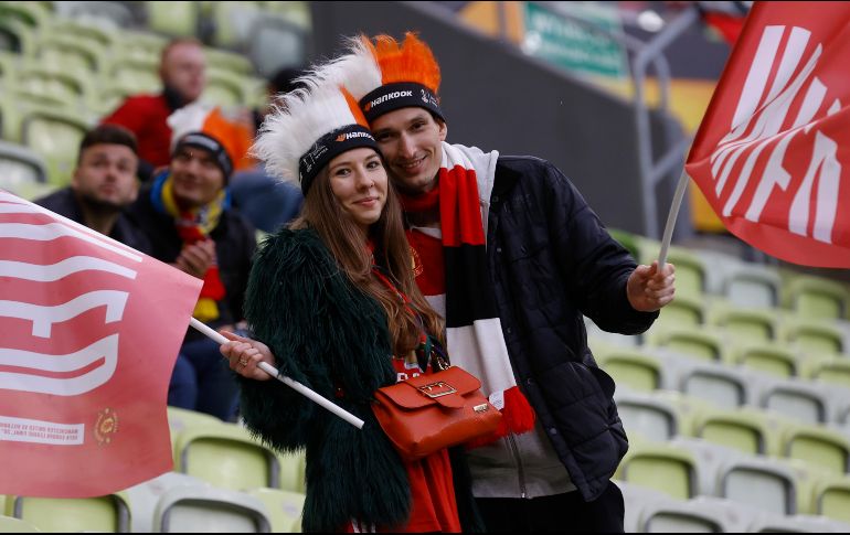 Espectadores en el Gdansk Stadium. AP / K. Pempel