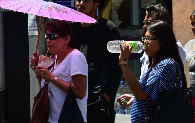 El IAM señala que se espera temperatura máximas de 35 y mínima de 23 en la ZMG. EL INFORMADOR /ARCHIVO