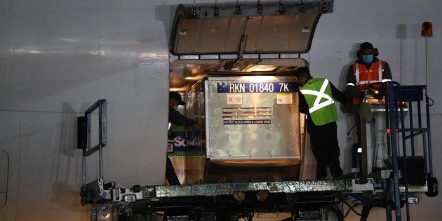 COVID-19: M&eacute;xico recibe m&aacute;s de 2.2 millones de vacunas del mecanismo Covax