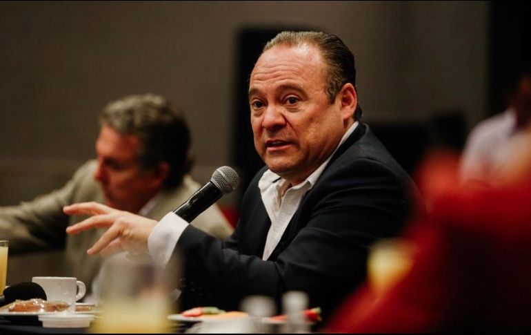 Este jueves, Uribe se reunió con empresarios de la Asociación de Parques Industriales de Jalisco. ESPECIAL