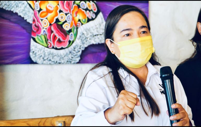 La candidata mencionó que ella fue quien presentó la iniciativa de menstruación digna al Congreso el pasado 28 de abril. TWITTER / @juarezvero