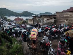 El volcán Nyiragongo entró en erupción el 22 de mayo y ha provocado hasta ahora la muerte de 34 personas y el desplazamiento de decenas de miles de habitantes de Goma. AP / M. Sawasawa