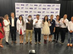 En su participación Pablo Lemus afirmó que van arriba en las encuestas y que ganará “aplastantemente”. TWITTER / @iepcjalisco