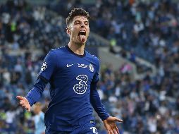 Havertz anotó el gol del título para el Chelsea. AFP / J. Coelho