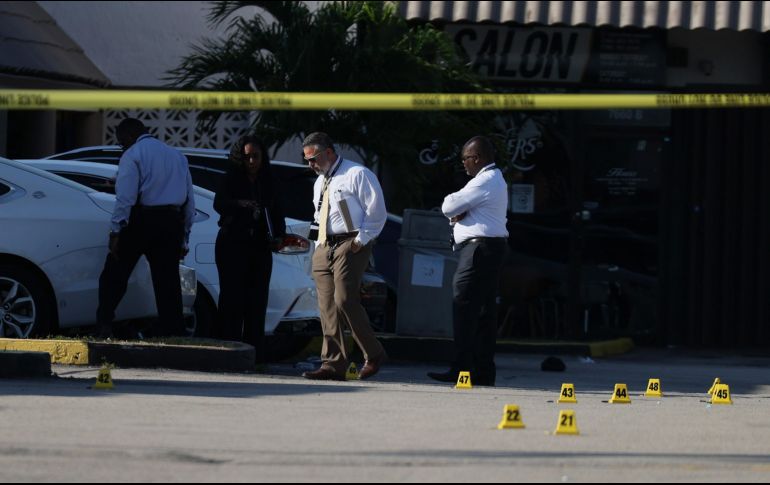 El tiroteo ocurrió la madrugada de este domingo en un local nocturno de Miami Gardens. AFP /