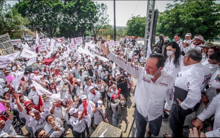 El candidato hizo un llamado a la población a salir a votar este próximo 6 de junio. ESPECIAL