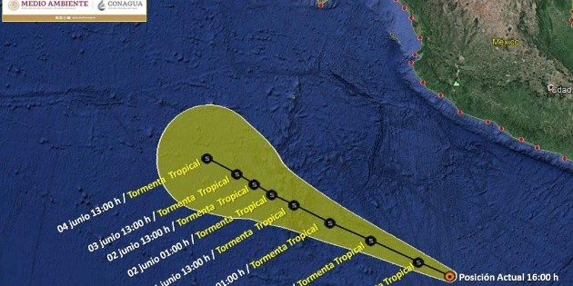 Se forma depresi&oacute;n tropical frente a costas de Colima
