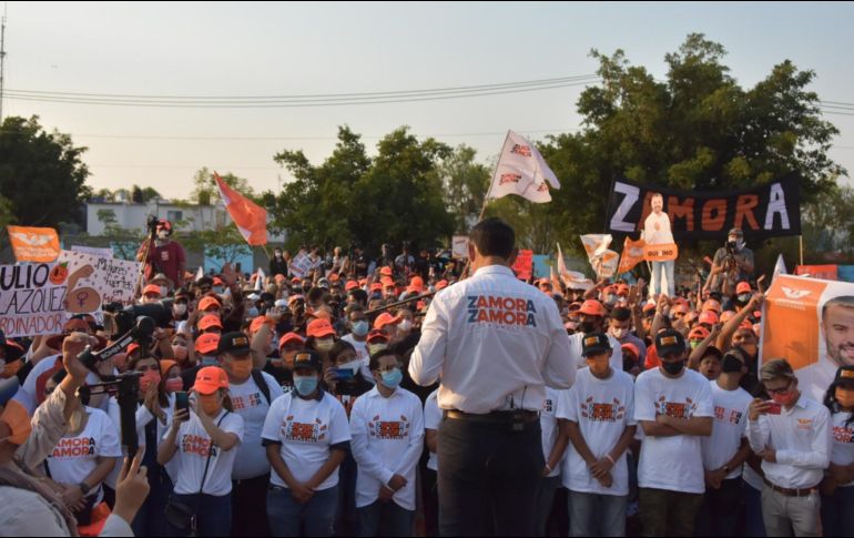 Salvador Zamora realiza cierre de campaña en Santa Fe