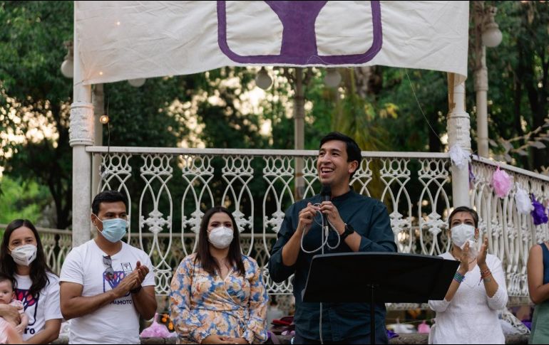 El candidato a la alcaldía de Zapopan,  llamó a la ciudadanía a votar “con ilusión y sin miedo”. ESPECIAL