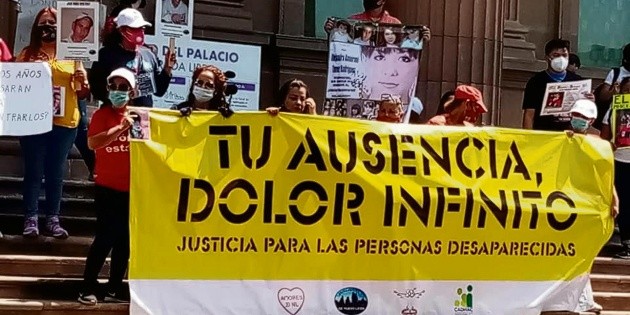Marchan por b&uacute;squeda y justicia para desaparecidos en Nuevo Le&oacute;n