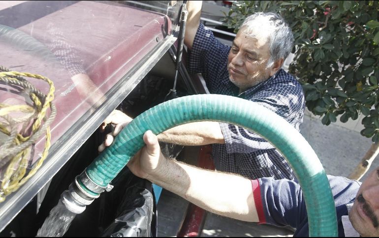 La distribución del vital líquido estará dentro de un horario de 08:00 a 20:00 horas. EL INFORMADOR / ARCHIVO