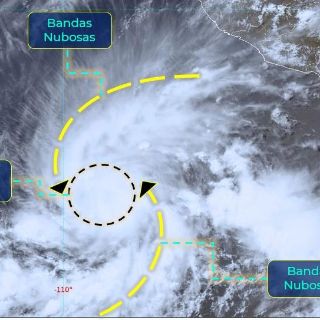 Tormenta tropical "Blanca" se forma frente a costas de Jalisco