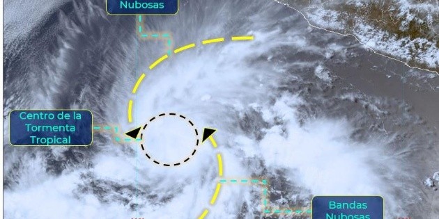 Tormenta tropical "Blanca" se forma frente a costas de Jalisco