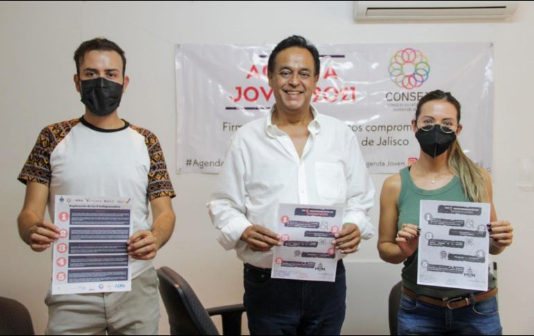 Salvador Cosío se comprometió a respetar e impulsar la Agenda Joven. ESPECIAL