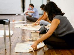 COLECTIVA. Sietes jóvenes artistas se se sumaron al proyecto 