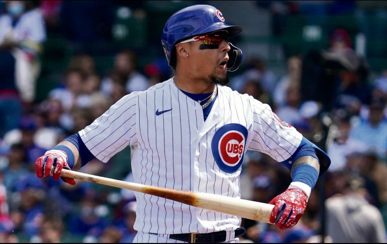 EL MAGO. El pelotero puertorriqueño sacó dos veces la pelota del parque en la victoria de los Cachorros. 