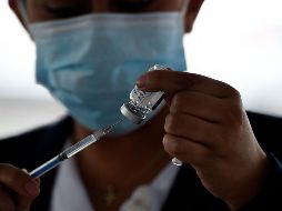 El Presidente AMLO destacó que este martes se cumplirá con la meta de que se cuenten con 40 millones de vacunas para finales del mes de mayo. AFP / A. Estrella