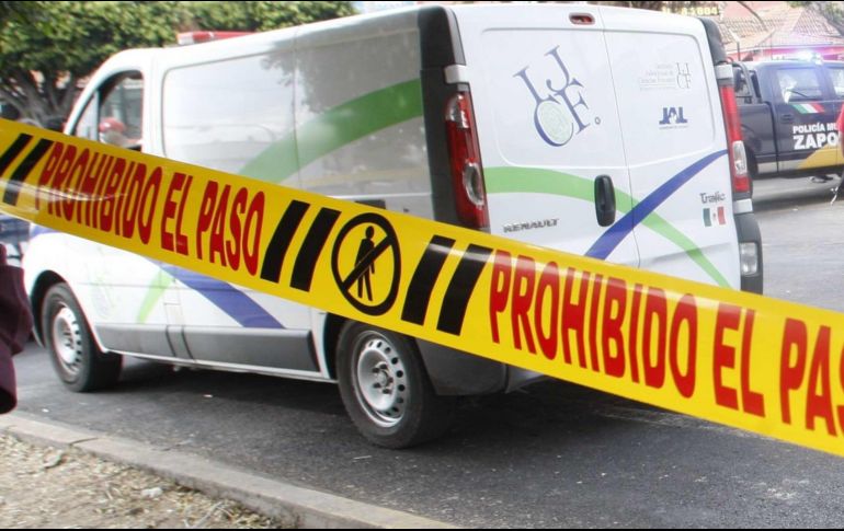 El cadáver es encontrado en la vía pública, en el cruce de las calles Santa Anita y San Isidro. EL INFORMADOR /ARCHIVO