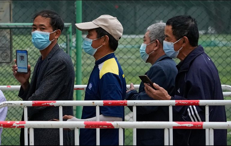 REBROTE. Autoridades chinas han aumentado las medidas preventivas debido a alza en rebrote. AP