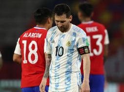 Lionel Messi puso adelante a los locales pero Alexis Sánchez dejó todo como en el principio. EFE / A. Marcarián