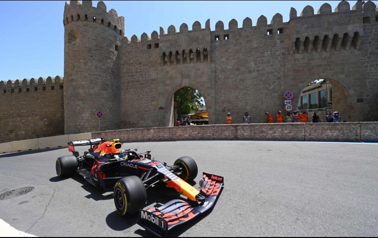 ''Checo'' cubrió la pista, en la mejor de sus 22 vueltas y con neumático blando, en un minuto, 42 segundos y 115 milésimas. AFP / O. Kose