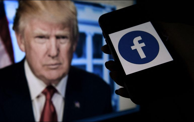 Donald Trump fue suspendido por violar las reglas de la red social en la toma del Capitolio por parte de sus seguidores. AFP/O.Douliery