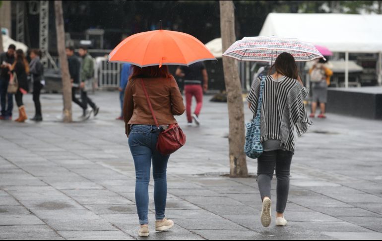 Se espera cielo nublado con chubascos y lluvias puntuales fuertes en algunas regiones de Jalisco. EL INFORMADOR /ARCHIVO