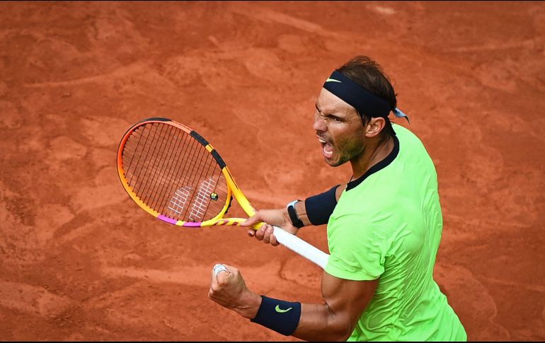 El español Rafael Nadal, número tres del mundo en busca su 14º título en Roland Garros. AFP / C. Archambault