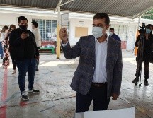 El candidato afirmó que este día habrá festejo pues descartó cualquier posibilidad de derrota. EL INFORMADOR / S. Blanco