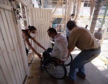 “Desde la entrada no es un acceso universal, hay un escalón, no tienen llave para entrar y eso atenta contra los derechos de las personas con discapacidad