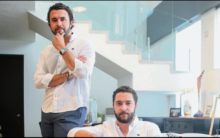 APUESTA. Los hermanos Carlos y Diego Pérez reinventaron su proyecto para que su empresa no dejara de operar. GGALLO